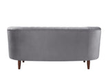 Millephri Transitional Loveseat Gray(#HCJ-38, Cost: $2.2 USD/per meter) LV00167-ACME