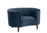 Millephri Transitional Chair Blue(#HCJ-48, Cost: $2.2 USD/per meter) LV00171-ACME