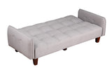 Kifeic Contemporary Adjustable Sofa Gray Linen(#M-XM-2) LV00176-ACME