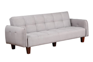 Kifeic Contemporary Adjustable Sofa Gray Linen(#M-XM-2) LV00176-ACME