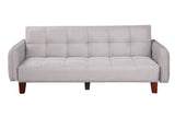 Kifeic Contemporary Adjustable Sofa Gray Linen(#M-XM-2) LV00176-ACME