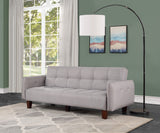 Kifeic Contemporary Adjustable Sofa Gray Linen(#M-XM-2) LV00176-ACME