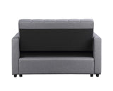 Vaiknock Contemporary Adjustable Sofa Gray Linen(#M-XM-3) LV00177-ACME