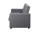 Vaiknock Contemporary Adjustable Sofa Gray Linen(#M-XM-3) LV00177-ACME