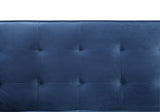 Nianzez Contemporary Adjustable Sofa Navy Velvet(#M-HLR-13) LV00178-ACME