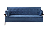 Nianzez Contemporary Adjustable Sofa Navy Velvet(#M-HLR-13) LV00178-ACME