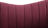 Callista Contemporary Sofa Red Velvet(#SOLAR 59, $ 29 RMB/m) LV00202-ACME