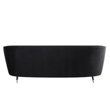 Achim Contemporary Sofa Black Velvet(#SOLAR 99, $ 29 RMB/m) LV00203-ACME