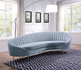 Ballard Contemporary Sofa Light Gray Velvet(#SOLAR 70, $ 29 RMB/m) LV00204-ACME