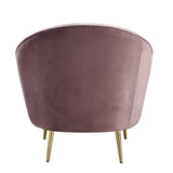 Abey Contemporary Chair Pink Velvet(#Monolith 61, $ 29 RMB/m) LV00206-ACME