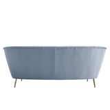 Bayram Contemporary Sofa Light Gray Velvet(#SOLAR 70, $ 29 RMB/m) LV00207-ACME