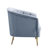 Bayram Contemporary Sofa Light Gray Velvet(#SOLAR 70, $ 29 RMB/m) LV00207-ACME