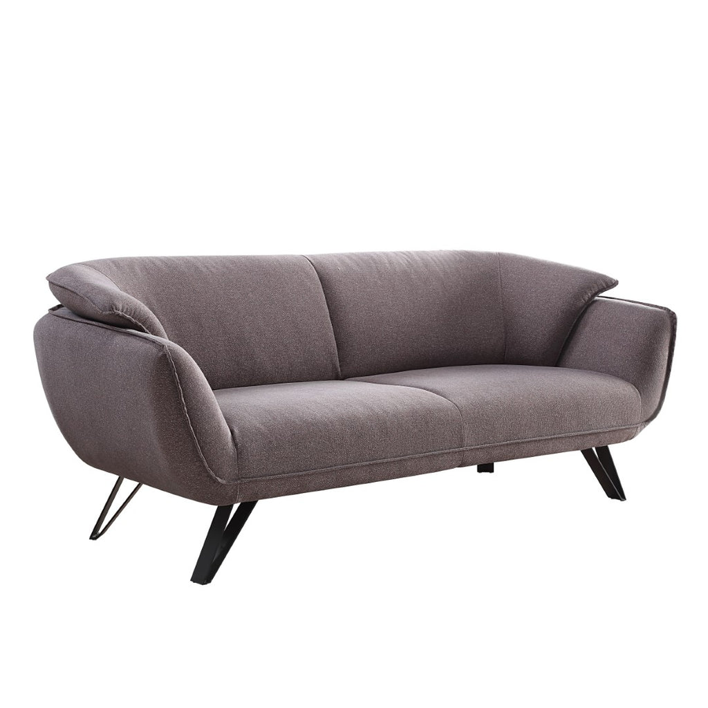 Dalya Contemporary Sofa Gray Linen(#GRANDE 65, $ 29 RMB/m) LV00209-ACME