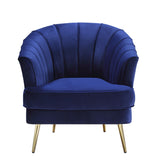 Eivor Contemporary Chair Blue Velvet(#HE594-34L, $ 29 RMB/m) LV00211-ACME