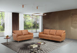 Safi Contemporary Sofa Cappuchino Leather(#S09S.9028_LEATHER AND SPLIT) LV00216-ACME