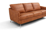 Safi Contemporary Sofa Cappuchino Leather(#S09S.9028_LEATHER AND SPLIT) LV00216-ACME