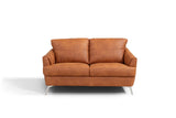 Safi Contemporary Loveseat Cappuchino Leather(#S09S.9028_LEATHER AND SPLIT) LV00217-ACME