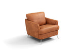 Safi Contemporary Chair Cappuchino Leather(#S09S.9028_LEATHER AND SPLIT) LV00218-ACME