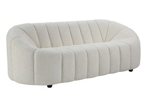 Osmash Contemporary Sofa White Teddy Sherpa(#HYM2101-3, $ 19 RMB/per meter) LV00229-ACME