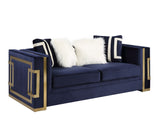 Virrux Contemporary Loveseat with 4Pillows