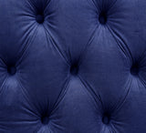 Syxtyx Contemporary Sectional Sofa with 4 Pillows Blue Velvet(#MJ11-110, $13 RMB/m), Pillow(#ZM-1) LV00333-ACME