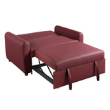 Caia Transitional Adjustable Sofa with Sleeper  LV00343-ACME