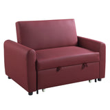 Caia Transitional Adjustable Sofa with Sleeper