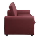 Caia Transitional Adjustable Sofa with Sleeper  LV00343-ACME