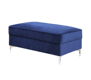 Bovasis Contemporary Ottoman Blue Velvet(#MJ11-110, $13 RMB/m) LV00367-ACME