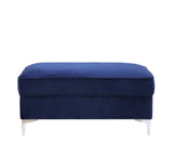 Bovasis Contemporary Ottoman Blue Velvet(#MJ11-110, $13 RMB/m) LV00367-ACME