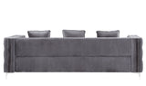 Bovasis Contemporary Sofa with 5 Pillows Gray Velvet(#MJ11-68, $13 RMB/m) LV00368-ACME