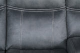 Dollum Contemporary Sectional Sofa 2-Tone Gray Velvet(#FB-367, $2.5 USD/per meter), Black Pipping(#JS2500D-011) LV00398-ACME