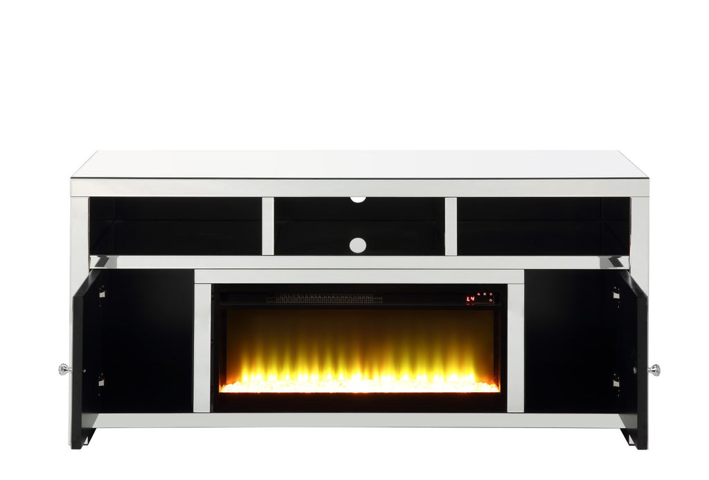 Noralie Glam TV Stand with Fireplace  LV00519-ACME
