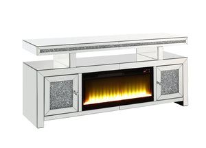 Noralie Glam TV Stand with Fireplace  LV00523-ACME