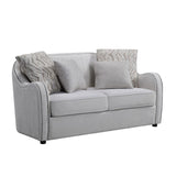 Mahler Transitional Loveseat with 4 Pillows