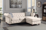 Waldina Transitional Reversible Sectional Sofa  LV00643-ACME