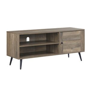 Baina II Contemporary TV Stand Rustic Oak & Black Finish LV00746-ACME