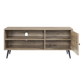 Baina II Contemporary TV Stand Rustic Oak & Black Finish LV00746-ACME