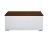 Raeden Transitional Coffee Table with Lift Top White(#M01), Walnut(#M39) LV00788-ACME