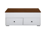 Raeden Transitional Coffee Table with Lift Top White(#M01), Walnut(#M39) LV00788-ACME