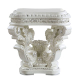 Vanaheim Transitional End Table Antique White Finish LV00801-ACME