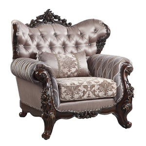 Benbek Transitional Chair with Pillow Cost $5.6 USD/m LV00811-ACME