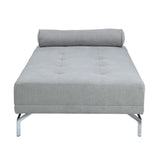 Quenti Contemporary Sofa Bed with Pillow Gray Fabric(#, Cost: $18RMB/meter) LV00826-ACME