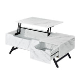 Throm Scandinavian Coffee Table with Lift Top White Finish LV00830-ACME