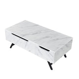 Throm Scandinavian Coffee Table with Lift Top White Finish LV00830-ACME