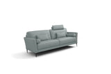 Tussio Contemporary Sofa with 5 Pillows Watery Leather(#S09.9036) LV00946-ACME