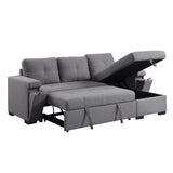 Jacop Contemporary Sleeper Sectional Sofa with Storage  LV00969-ACME