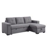 Jacop Contemporary Sleeper Sectional Sofa with Storage  LV00969-ACME