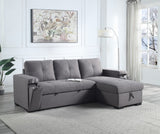 Jacop Contemporary Sleeper Sectional Sofa with Storage  LV00969-ACME