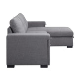 Jacop Contemporary Sleeper Sectional Sofa with Storage  LV00969-ACME